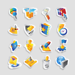 Icons for business and finance