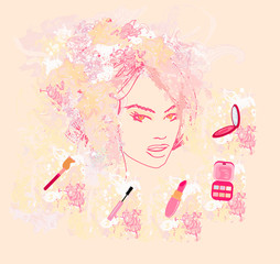 Make-up girl - poster