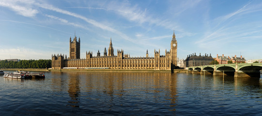 The House of Parliament and the Clock Tower in London