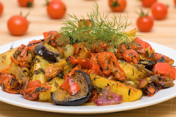 Roasted vegetables