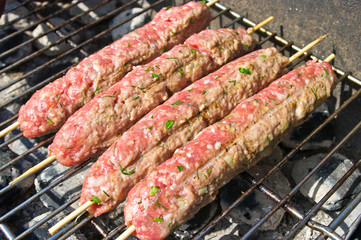 Kebab during the preparation - 45735764