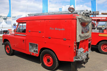 vintage fire engine
