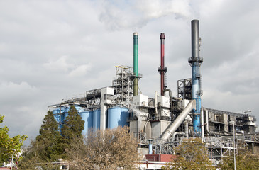 Obraz premium refinery in europoort Netherlands