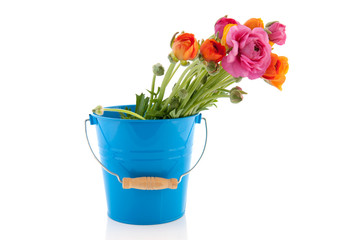 Colorful bouquet buttercups