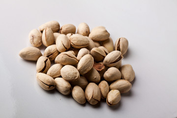 pistachio nuts, close-up