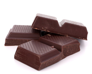 Chocolate bars stack