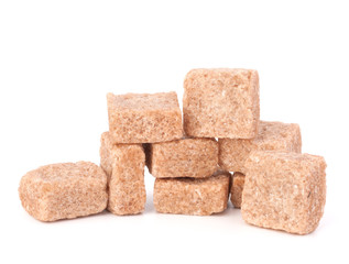 Lump brown cane sugar cubes
