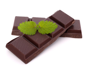 Chocolate bars stack