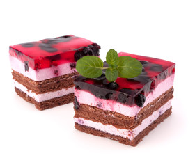 Delicious  cake piece