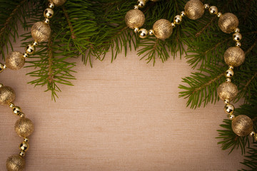 Christmas festive  background with copy space