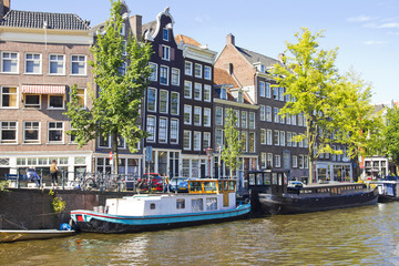 Fototapeta na wymiar Kanał Amsterdam