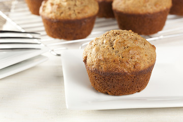 Fresh Homemade Bran Muffins