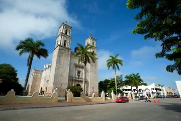 Foto auf Leinwand Kirche von Valladolid, Mexiko © sunsinger