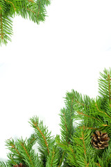 Obraz premium Christmas background. Eve framework