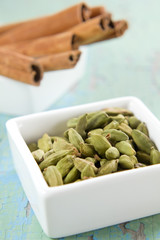 Cardamom and cinnamon