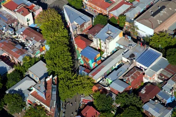 Tuinposter View from the helicopter for Buenos Aires, Argentina © sunsinger