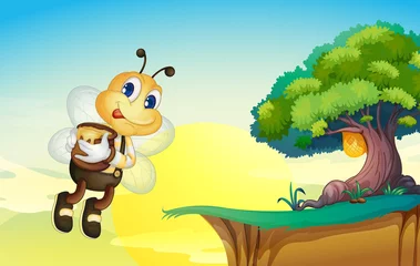 Kissenbezug Honigbiene © GraphicsRF