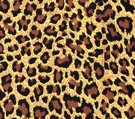 leopard fur as background