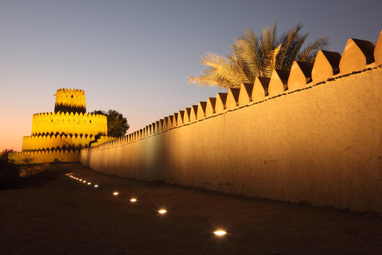 Al Jahili Fort In Al Ain, Emirate Of Abu Dhabi