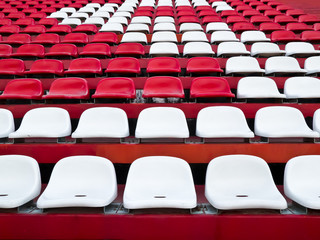 seat in football field