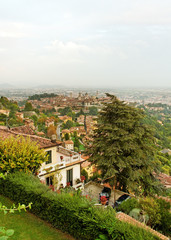 Bergamo old town.