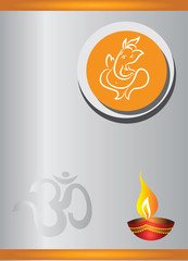Diwali Ganesha Design