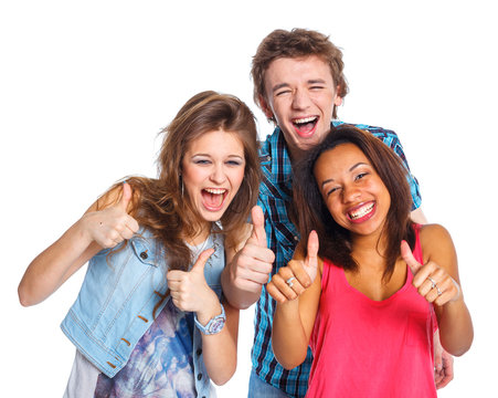 Three Young Teenagers