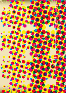 Vintage dot background