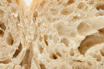 Closeup of bread-crumb