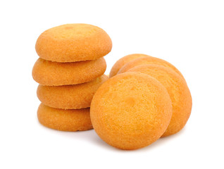 Cookies  on white background