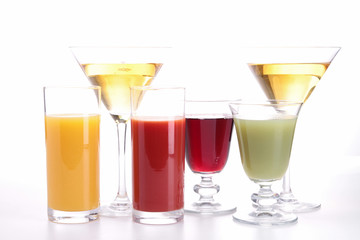 assortment of cocktail