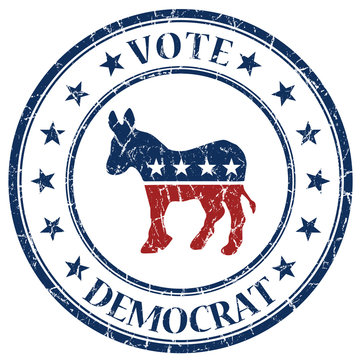 Democrat stamp