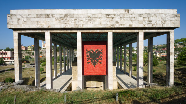 Skanderbeg Mausoleum In Lezhe - Albania