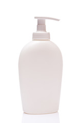 white blank bottle spray