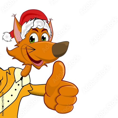 Sparfuchs Mit Weihnachtsdeko Stockfotos Und Lizenzfreie