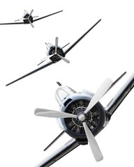 The Fighters. Retro technology theme.