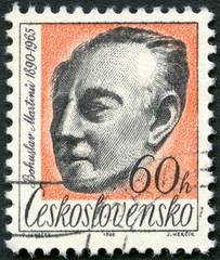 CZECHOSLOVAKIA - 1965: shows Bohuslav Martinu (1890-1959)