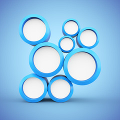 Abstract bubble design