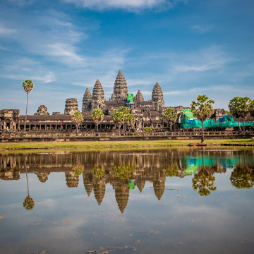 Angkor Wat temple at sunrise, Cambodia
