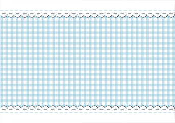 Spitzendeckchen mit Karo-Muster