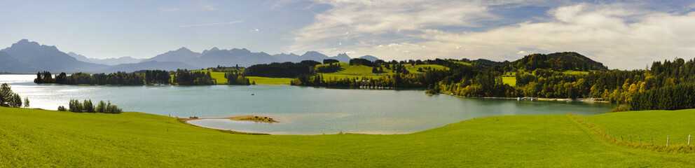 Obraz premium Panorama landscape in Bavaria