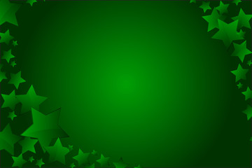 Green christmas background vector copy space