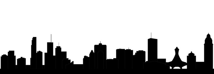 Naklejka premium montreal skyline