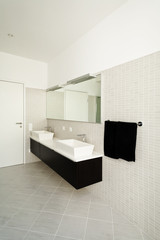 beautiful house, modern style, bathroom