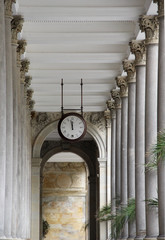 Typical colonnade in Karlovy Vary