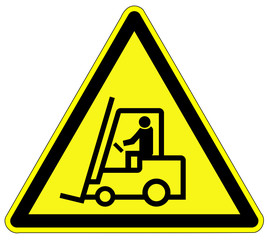 Warnzeigen - Flurförderzeuge © Maxi_2015