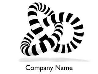 loop as a company logo on white background - 3D