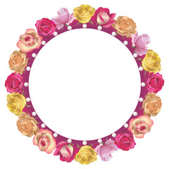 Couronne de roses