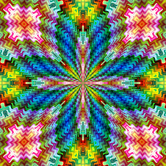 Seamless Native American vector pattern