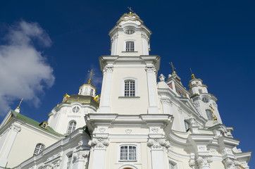 Obraz premium Holy Dormition Cathedral in Pochaev Lavra in Ukraine